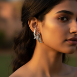 Load image into Gallery viewer, 925 Silver Cubic Zirconia Earrings for Women | Elegant Jewelry