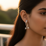 Load image into Gallery viewer, 925 Silver Cubic Zirconia Earrings for Women | Gift Jewelry