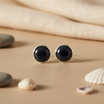 Load image into Gallery viewer, 925 Silver Stud Earrings | Dark Blue Gemstone | For Women