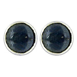 Load image into Gallery viewer, 925 Silver Stud Earrings | Dark Blue Gemstone | For Women