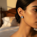Load image into Gallery viewer, 925 Silver Moonstone Stud Earrings for Women | Gift Jewelry
