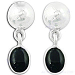 Load image into Gallery viewer, 925 Silver Onyx Drop Earrings for Women | Daily Wear