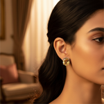 Load image into Gallery viewer, Yellow Citrine Stud Earrings in Sterling Silver | For Women