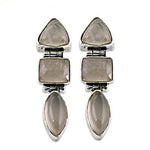 Load image into Gallery viewer, 925 Silver Stone Drop Earrings for Women | Fashion Jewelry