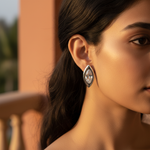 Load image into Gallery viewer, Silver Marquise Crystal Stud Earrings | Women's Jewelry Gift