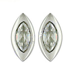 Load image into Gallery viewer, Silver Marquise Crystal Stud Earrings | Women's Jewelry Gift