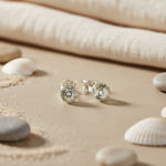 Load image into Gallery viewer, 925 Silver Faceted Crystal Stud Earrings for Women | Gift
