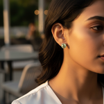 Load image into Gallery viewer, 925 Silver Faceted Crystal Stud Earrings for Women | Gift