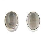 Load image into Gallery viewer, Silver Stone Stud Earrings for Women | Daily Wear Jewelry