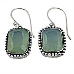 Load image into Gallery viewer, 925 Silver Green Chalcedony Drop Earrings for Women | Gift