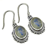 Load image into Gallery viewer, 925 Sterling Silver Moonstone Earrings for Women | Dangle Jewelry