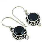 Load image into Gallery viewer, 925 Silver Black Onyx Dangle Earrings for Women | Gift