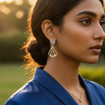 Load image into Gallery viewer, 925 Silver Moonstone Drop Earrings for Women | Daily Wear Gift