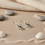 Load image into Gallery viewer, 925 Silver Smoky Quartz Drop Earrings for Women | Dangle Earrings