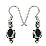 Load image into Gallery viewer, 925 Silver Black Onyx Dangle Earrings for Women | Gift