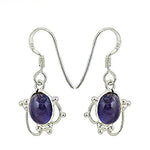 Load image into Gallery viewer, 925 Sterling Silver Purple Gemstone Earrings for Women