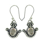 Load image into Gallery viewer, 925 Silver Rose Quartz Earrings for Women | Dangle Earrings