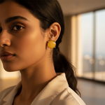 Load image into Gallery viewer, Silver Amber Drop Earrings | Women's Genuine Gemstone Jewelry