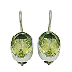 Load image into Gallery viewer, 925 Silver Peridot Drop Earrings for Women | Gemstone Jewelry