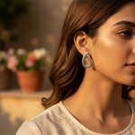 Load image into Gallery viewer, 925 Silver Teardrop Stud Earrings | Minimalist Jewelry for Women