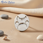 Load image into Gallery viewer, Silver Tone Metal Oval Dish Decorative Piece | Home Decor