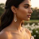Load image into Gallery viewer, 925 Silver Celtic Knot Drop Earrings for Women | Dangle Earrings