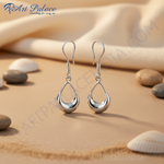 Load image into Gallery viewer, 925 Silver Teardrop Earrings for Women | Dangle Earrings Gift