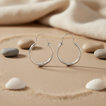 Load image into Gallery viewer, 925 Silver Hoop Earrings for Women | Daily Wear Jewelry