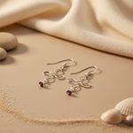 Load image into Gallery viewer, 925 Silver Cross Drop Earrings for Women | Dangle Earrings