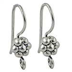 Load image into Gallery viewer, 925 Silver Flower Drop Earrings for Women | Dainty Jewelry