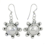 Load image into Gallery viewer, 925 Silver Sunburst Earrings for Women | Dangle Earrings