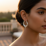 Load image into Gallery viewer, 925 Silver Hoop Earrings for Women | Daily Wear Jewelry