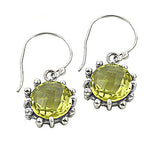 Load image into Gallery viewer, 925 Silver Citrine Gemstone Earrings | Women's Jewelry Gift