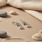 Load image into Gallery viewer, 925 Silver White Topaz Drop Earrings for Women | Dangle Jewelry