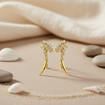 Load image into Gallery viewer, gold plating Zirconia Ear Climber Earrings | Women's Fashion Jewelry