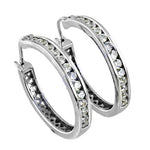 Load image into Gallery viewer, 925 Silver Cubic Zirconia Hoop Earrings for Women | Gift