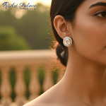 Load image into Gallery viewer, 925 Silver Cubic Zirconia Halo Earrings for Women | Gift