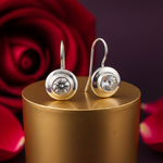 Load image into Gallery viewer, 925 Silver Round Cubic Zirconia Earrings for Women | Gift