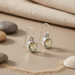 Load image into Gallery viewer, 925 Silver Citrine Drop Earrings for Women | Gemstone Jewelry