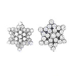 Load image into Gallery viewer, Silver Snowflake Stud Earrings | Women's Crystal Jewelry Gift