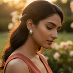 Load image into Gallery viewer, Silver Cubic Zirconia Hoop Earrings for Women | Fashion Jewelry