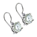 Load image into Gallery viewer, Silver Cubic Zirconia Leverback Earrings for Women | Gift
