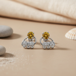 Load image into Gallery viewer, 925 Silver Citrine Gemstone Earrings for Women | Gift Jewelry