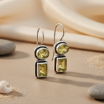 Load image into Gallery viewer, 925 Silver Citrine Gemstone Earrings | Women's Jewelry Gift