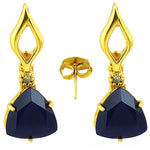 Load image into Gallery viewer, gold plating Triangle Stone Earrings for Women | Fashion Jewelry