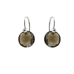 Load image into Gallery viewer, Smoky Quartz Drop Earrings | 925 Sterling Silver | For Women