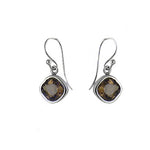 Load image into Gallery viewer, 925 Silver Smoky Quartz Earrings for Women | Dangle Jewelry
