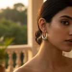 Load image into Gallery viewer, Silver Hoop Earrings for Women | Statement Jewelry