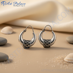 Load image into Gallery viewer, Silver Hoop Earrings for Women | Statement Jewelry