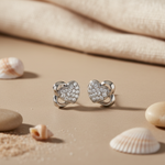 Load image into Gallery viewer, Silver Heart Stud Earrings for Women | Dainty Daily Jewelry